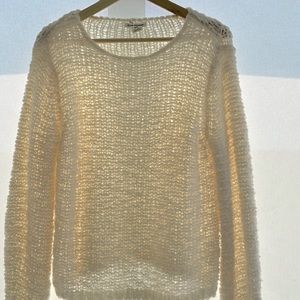 White sweater from Club Monaco